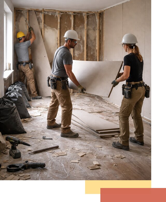 Демонтаж стеновых панелей в Рославле быстро и аккуратно