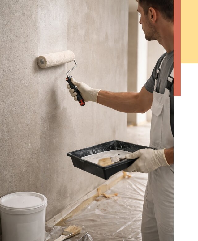 Грунтовка стен в Рославле от 2261 руб. м2 — быстро, недорого, с материалом | ОТДЕЛОЧНИК-Рлв