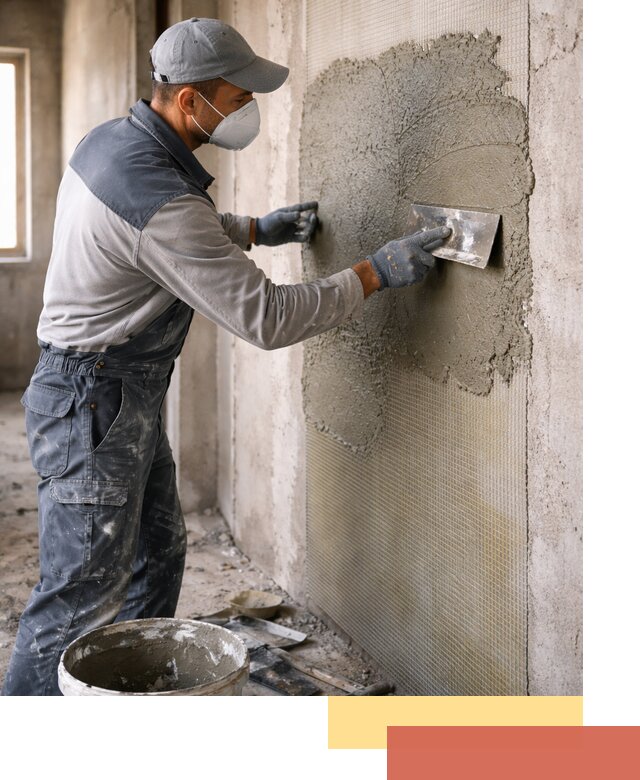 Штукатурка стен по сетке в Рославле под ключ качественно и быстро