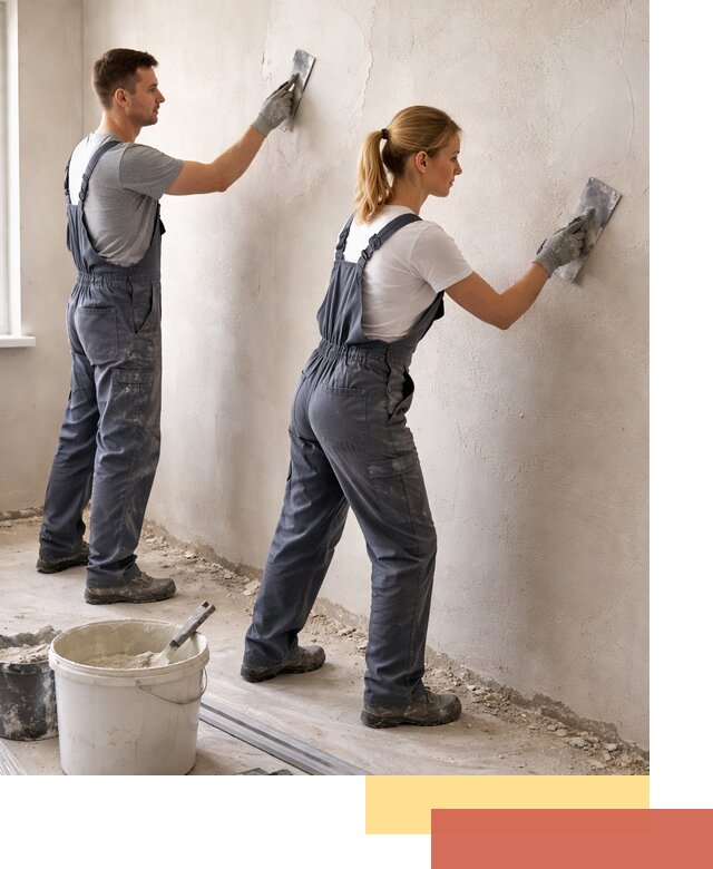 Штукатурка стен под обои в Рославле профессионально и быстро