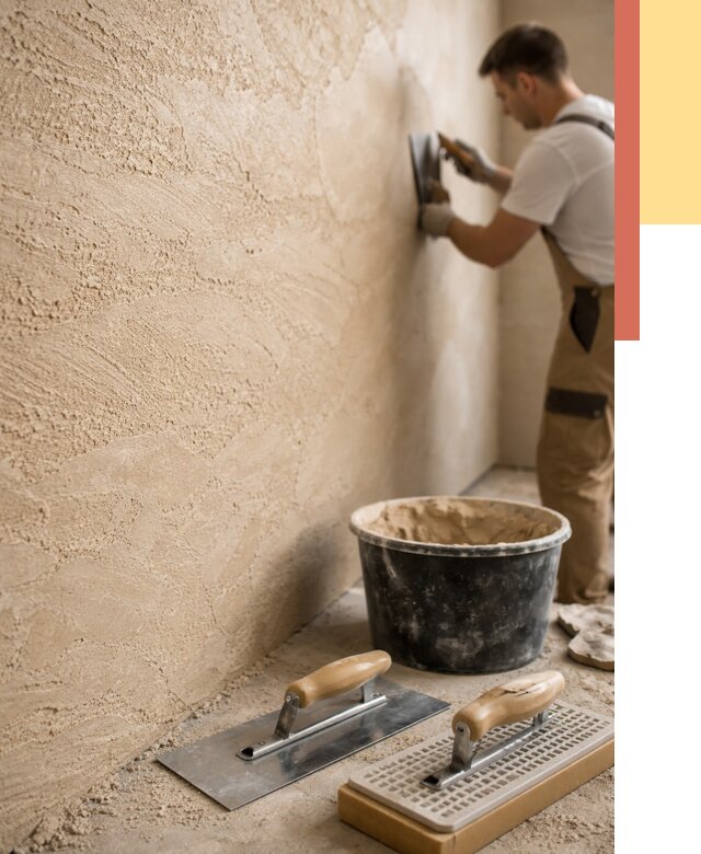 Декоративная штукатурка травертин в Рославле от 1850 руб/м2 — качественно и недорого | ОТДЕЛОЧНИК-Рлв