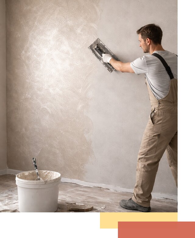 Декоративная штукатурка «Мокрый шелк» под ключ в Рославле