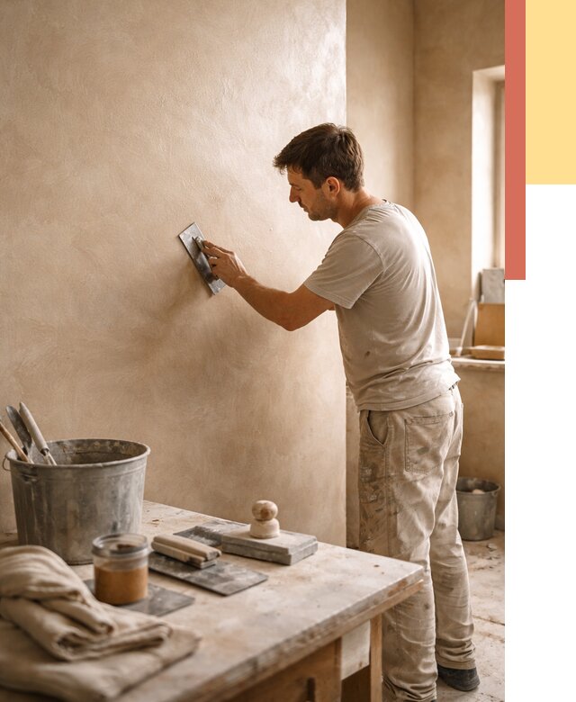 Марокканская штукатурка таделакт в Рославле под ключ от 4316 руб. | ОТДЕЛОЧНИК-Рлв