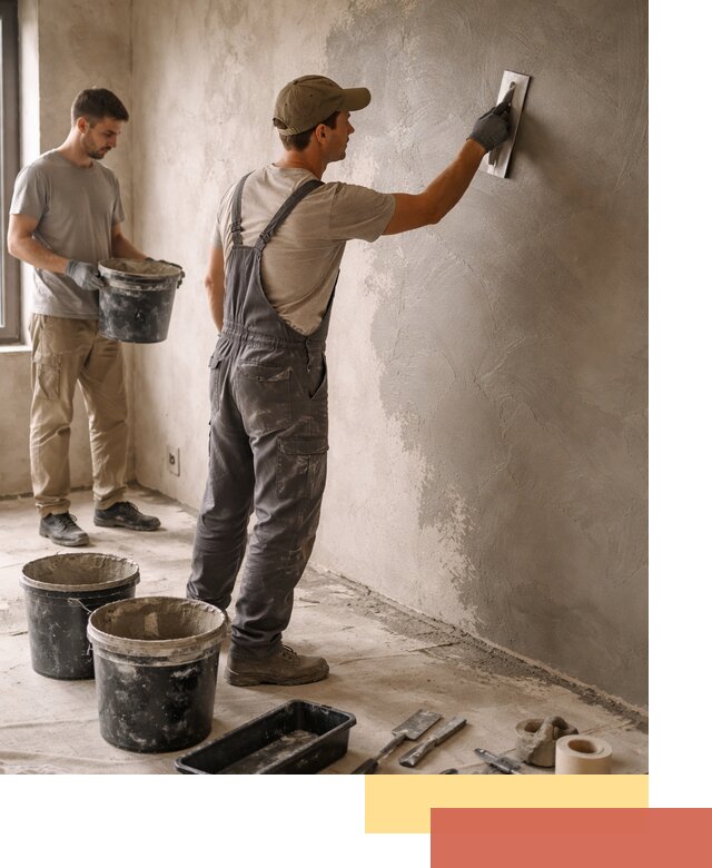 Нанесение микроцемента на стены в Рославле качественно и быстро
