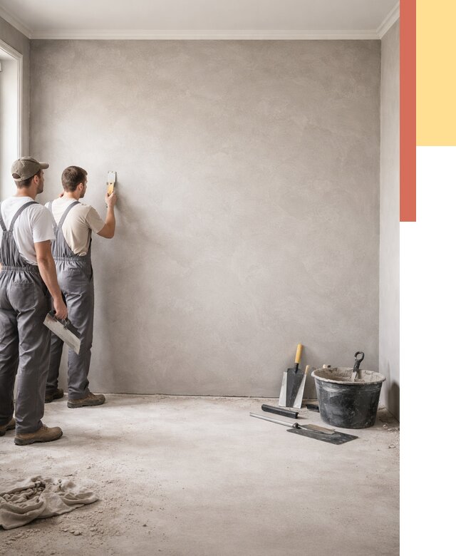 Микробетон на стены в Рославле от 1285 руб. — нанесение и отделка | ОТДЕЛОЧНИК-Рлв