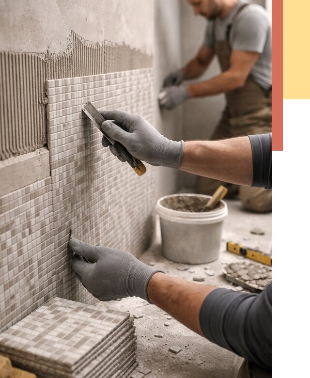 Облицовка стен мозаикой в Рославле от 3288 руб/м2 — укладка мозаики на стены | ОТДЕЛОЧНИК-Рлв