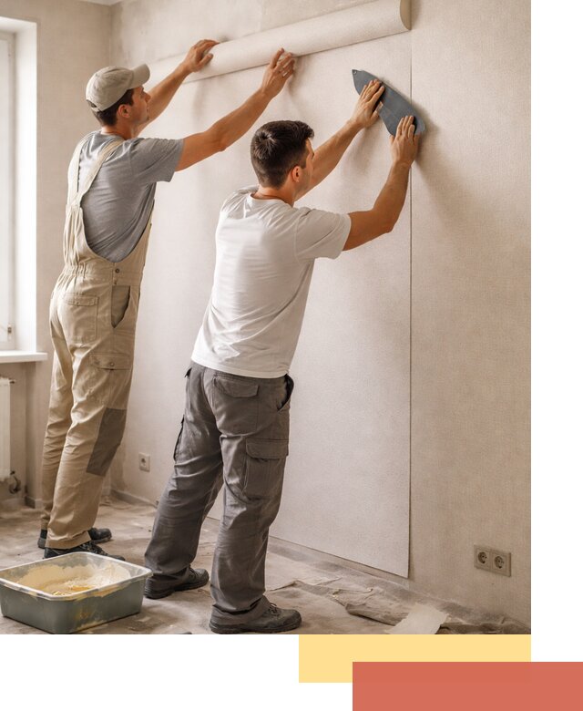 Поклейка виниловых обоев в Рославле профессионально и качественно