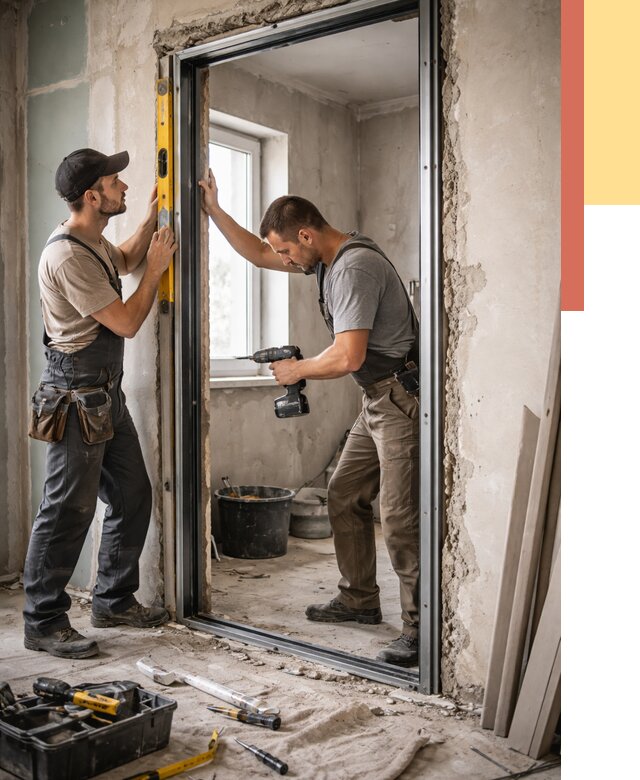 Закладка дверного проема в Рославле от 3597 руб. — быстро и недорого | ОТДЕЛОЧНИК-Рлв