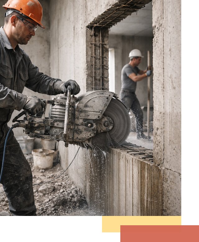 Алмазная резка проемов в Рославле быстро и точно