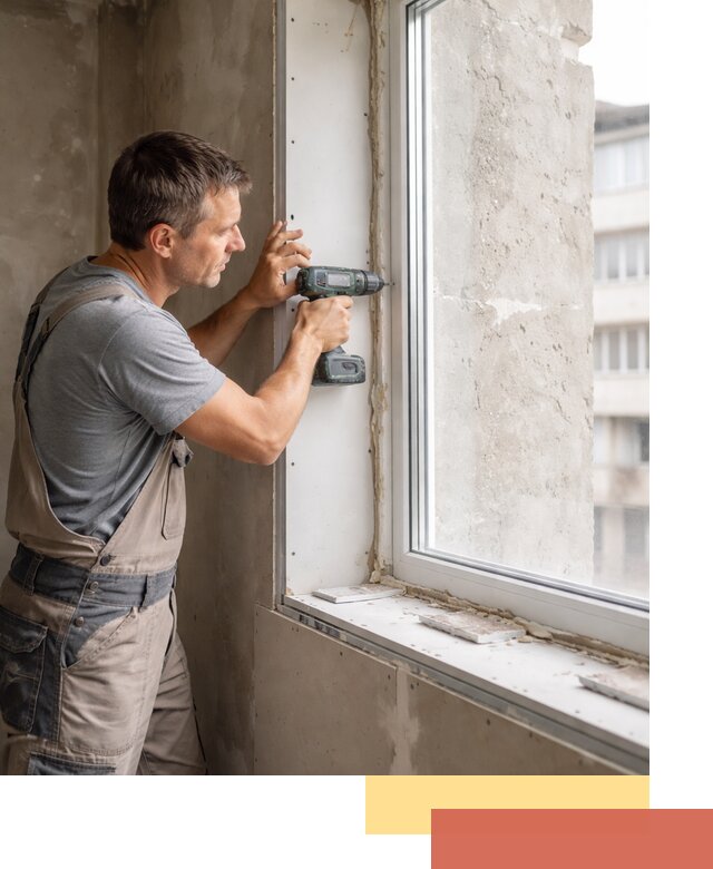 Монтаж гипсокартонных откосов в Рославле под ключ