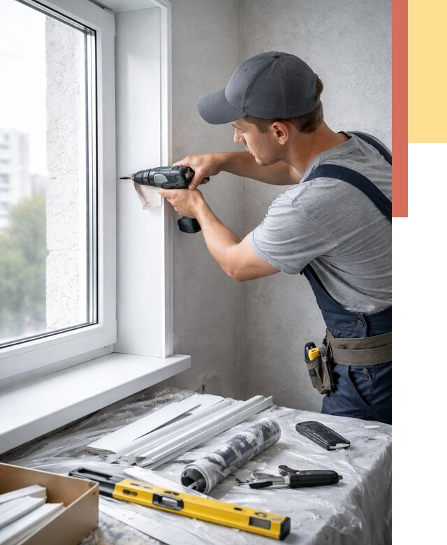 Установка пластиковых откосов в Рославле от 2312 руб. | ОТДЕЛОЧНИК-Рлв монтаж, быстро и недорого