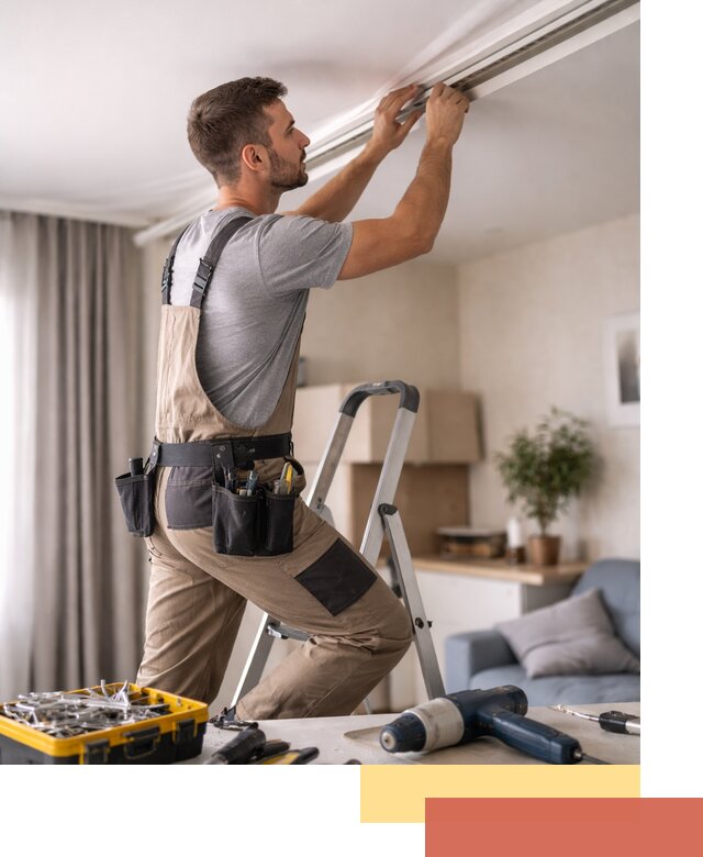 Ремонт натяжных потолков в Рославле — качественно и оперативно