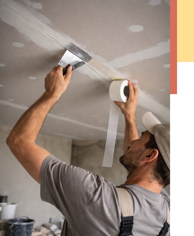 Обработка швов потолка ГКЛ в Рославле от 7707 руб. под ключ | ОТДЕЛОЧНИК-Рлв