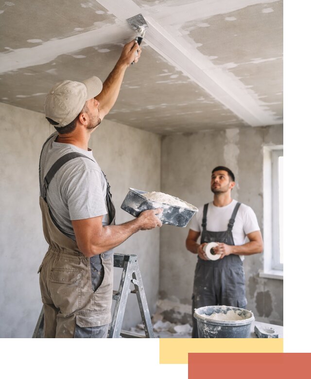 Обработка швов потолка ГКЛ в Рославле: качественная заделка и шпатлевка