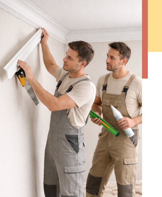 Монтаж потолочного плинтуса в Рославле от 2363 руб. — быстро и недорого | ОТДЕЛОЧНИК-Рлв